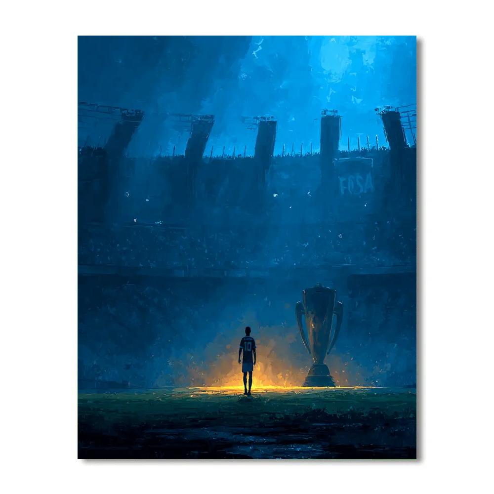 Scotland Fifa 2026 Mist Number painting