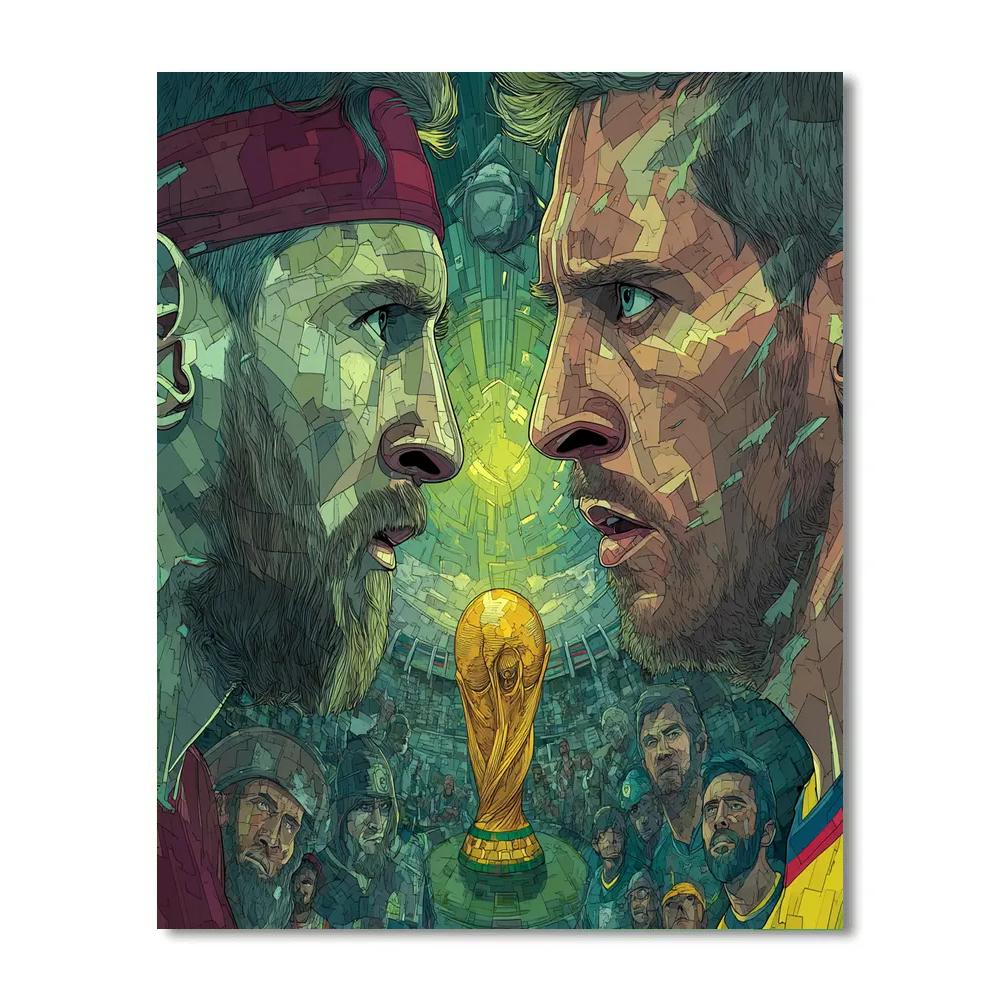 Fifa 2026 Portugal Vs Colombia Numbered painting kits
