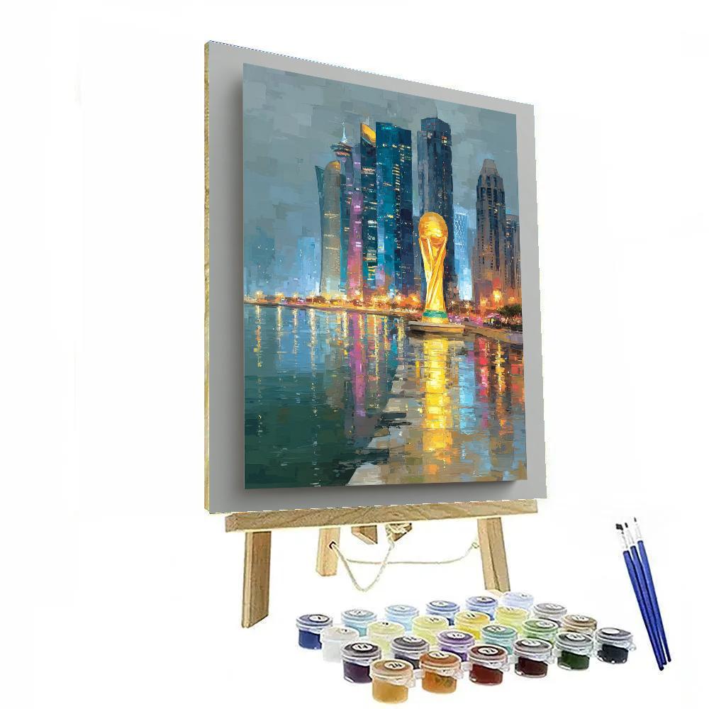 Miami Fifa 2026 Reflection Number painting