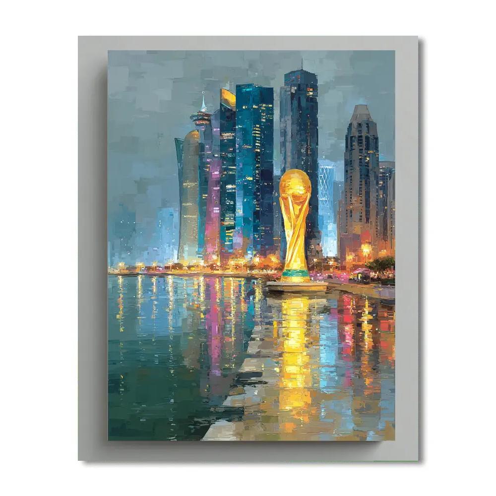 Miami Fifa 2026 Reflection Number painting