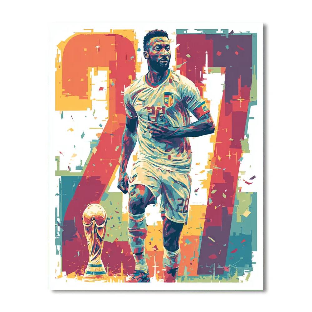 Kudus Fifa 2026 Pulse paint by numbers
