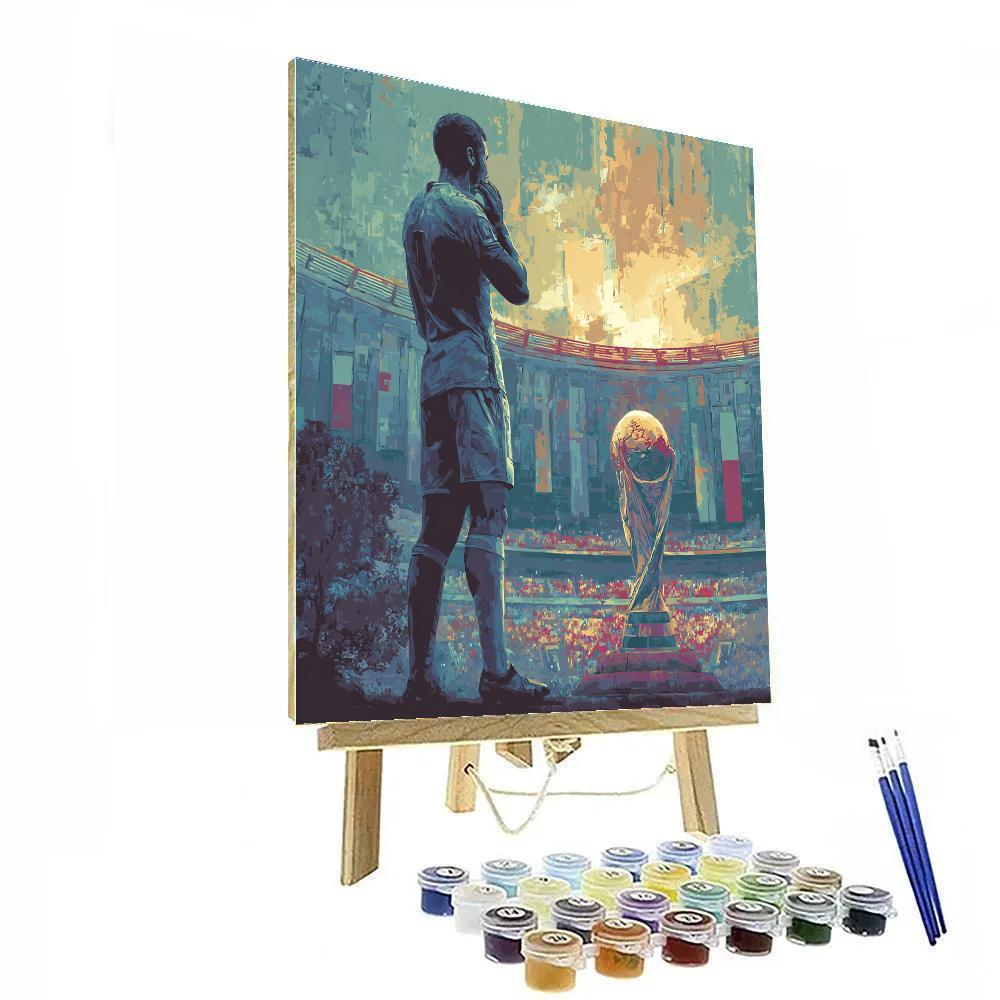 Uzbekistan Fifa 2026 Dawn Paint by numbers art