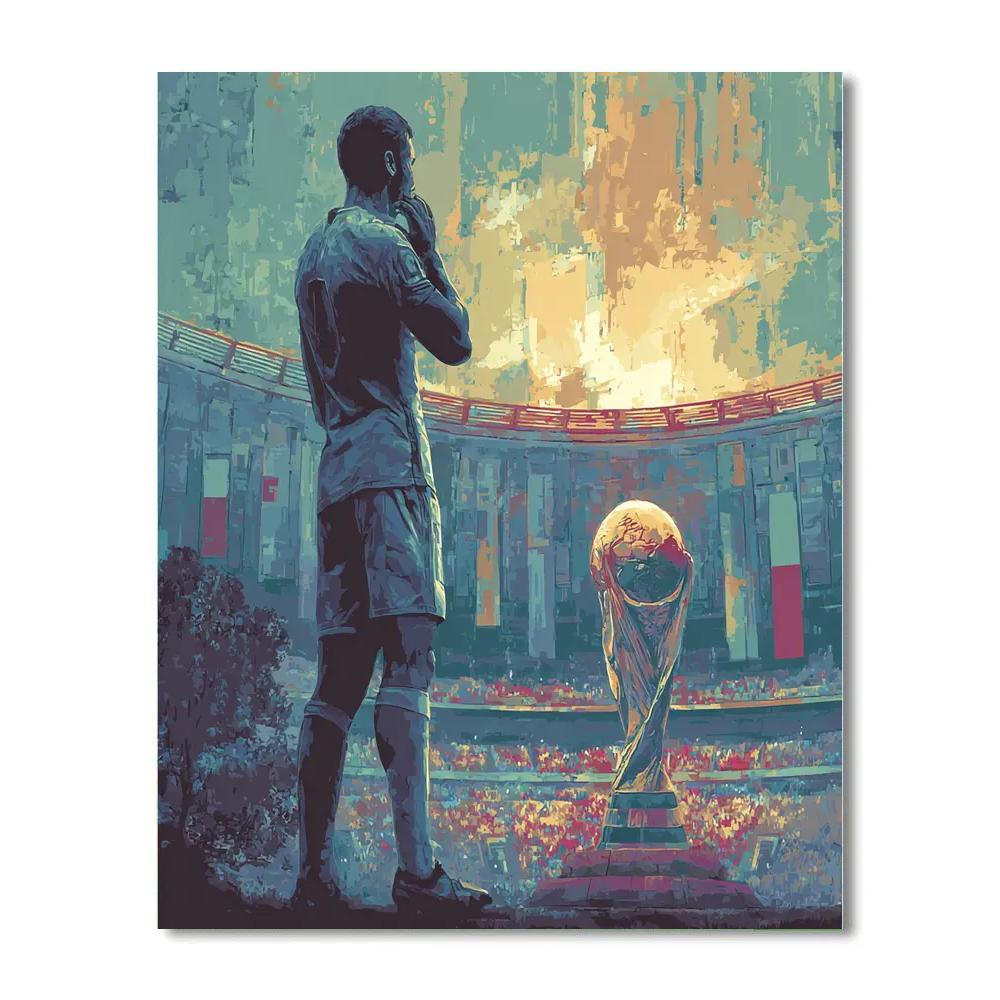 Uzbekistan Fifa 2026 Dawn Paint by numbers art