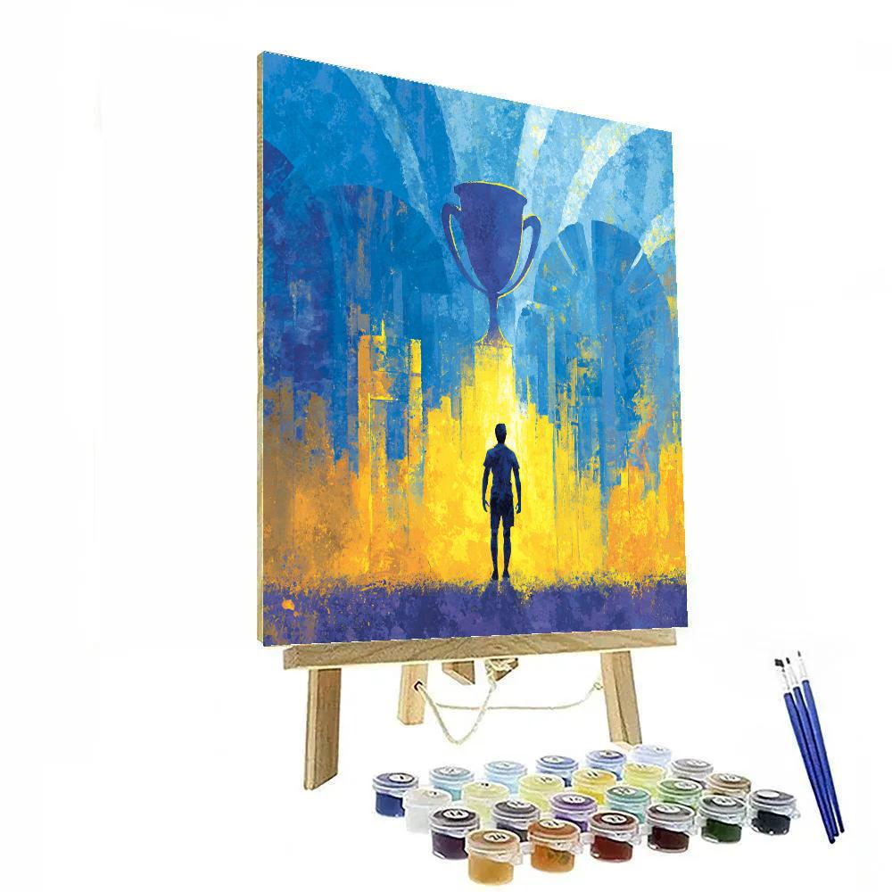 Curaçao Fifa 2026 Blue painting number kit