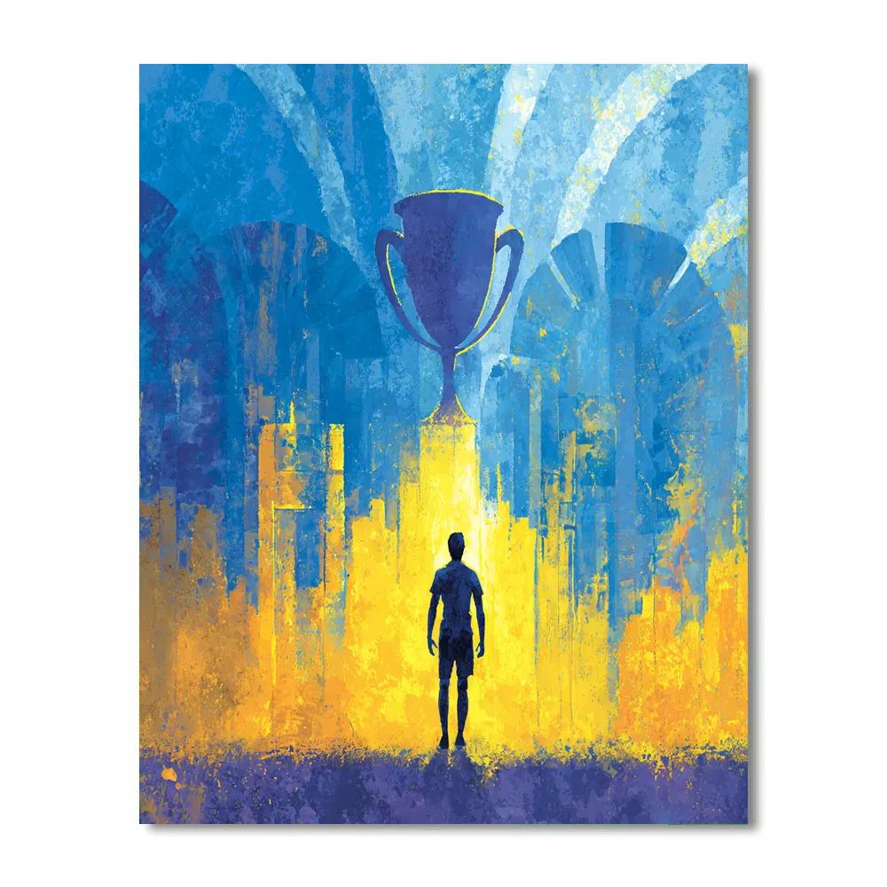 Curaçao Fifa 2026 Blue painting number kit