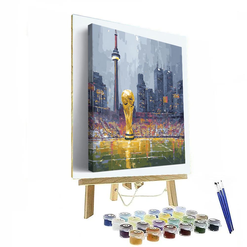 Toronto Fifa 2026 Glow Paint by numbers kits