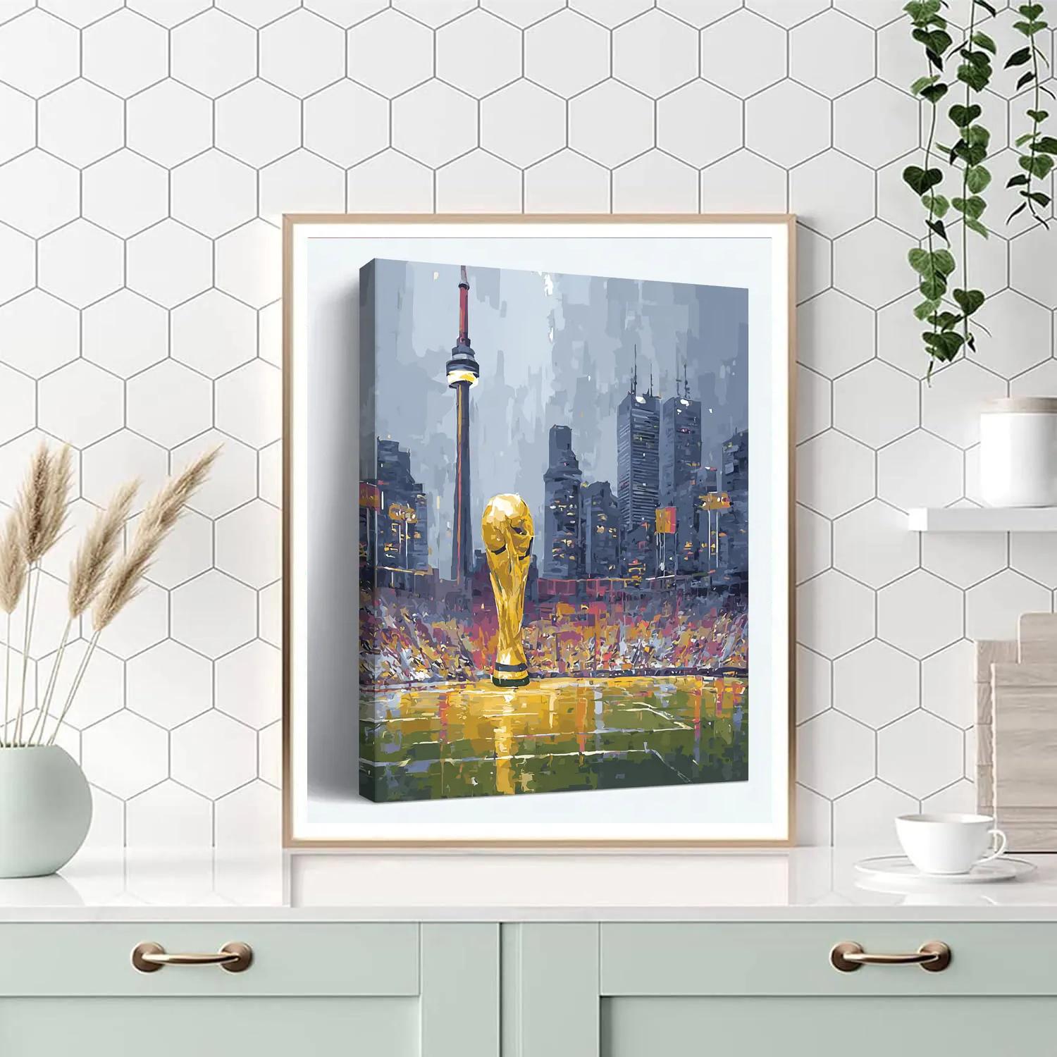 Toronto Fifa 2026 Glow Paint by numbers kits