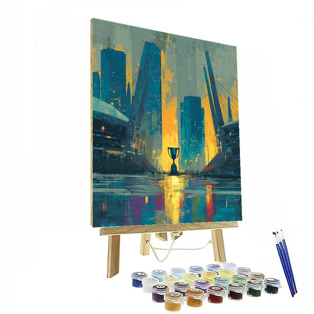 Seattle Fifa 2026 Rainlight Painting by numbers kit