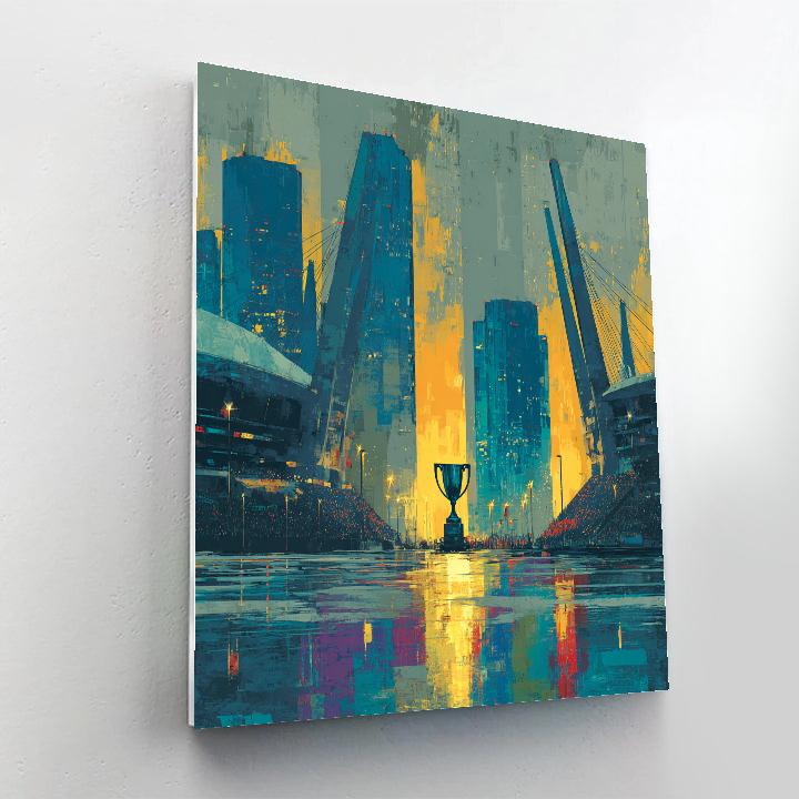 Seattle Fifa 2026 Rainlight Painting by numbers kit