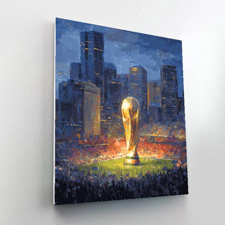 Fifa 2026 Host Nations Number painting