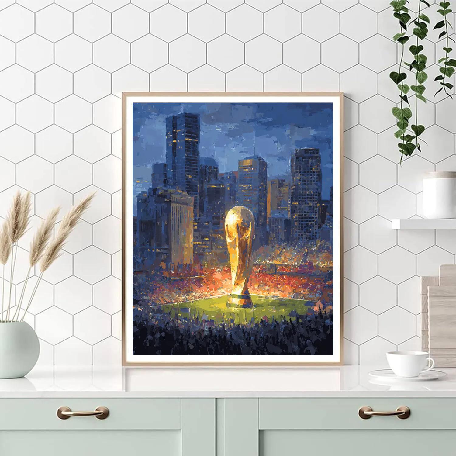 Fifa 2026 Host Nations Number painting
