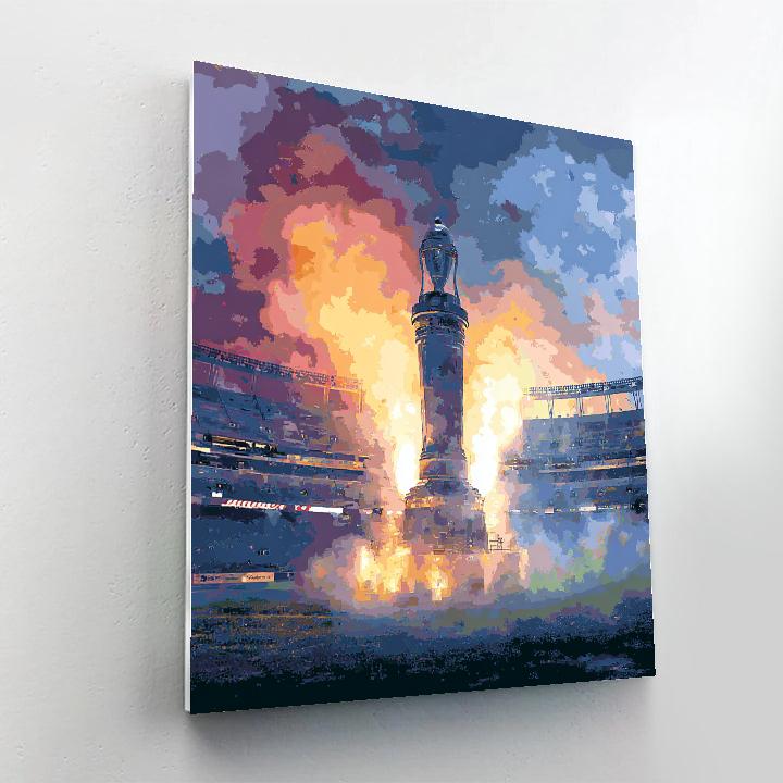 Fifa 2026 Champion Glow Number painting