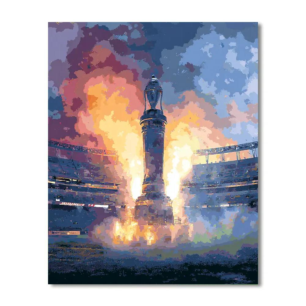 Fifa 2026 Champion Glow Number painting