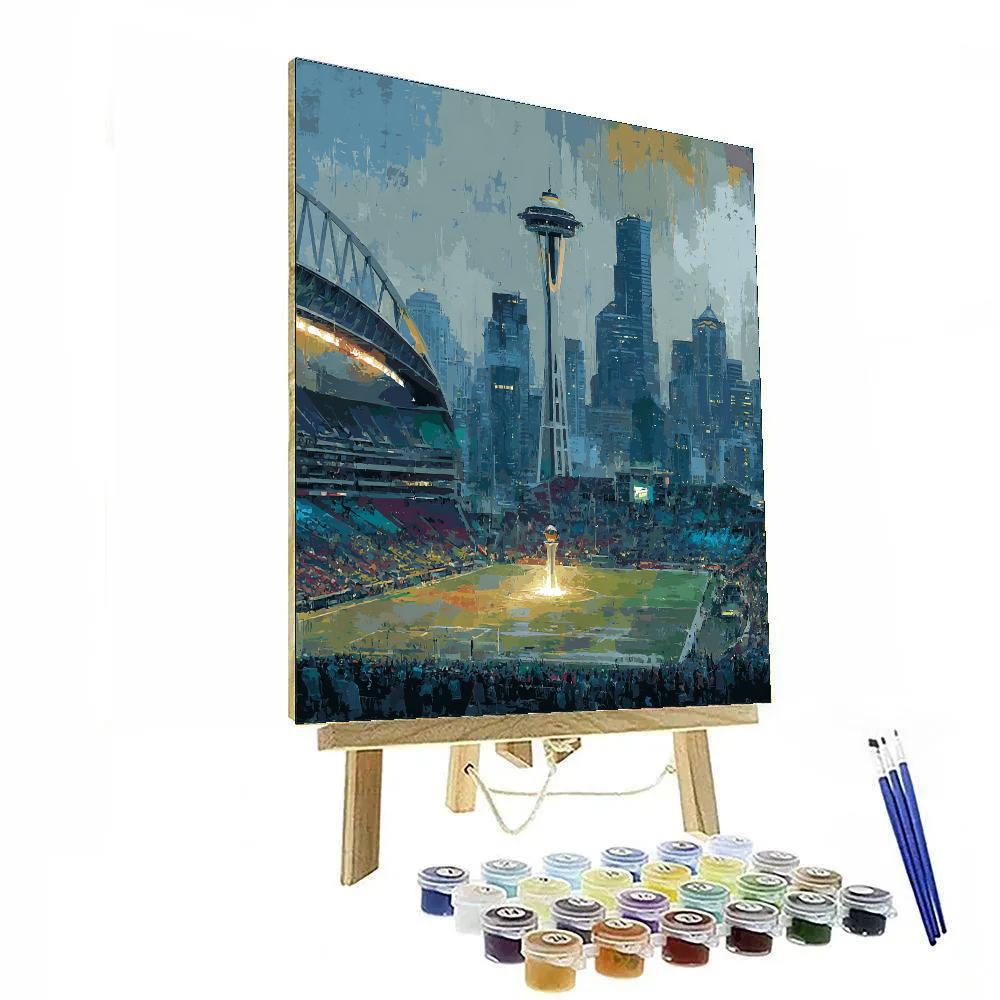 Seattle Fifa 2026 Rainlight paint by number