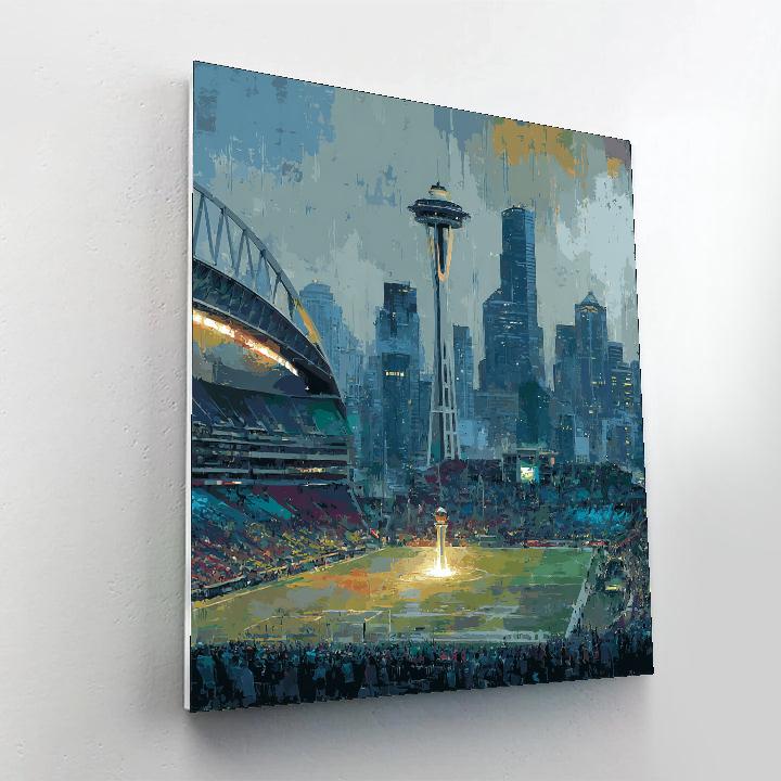 Seattle Fifa 2026 Rainlight paint by number