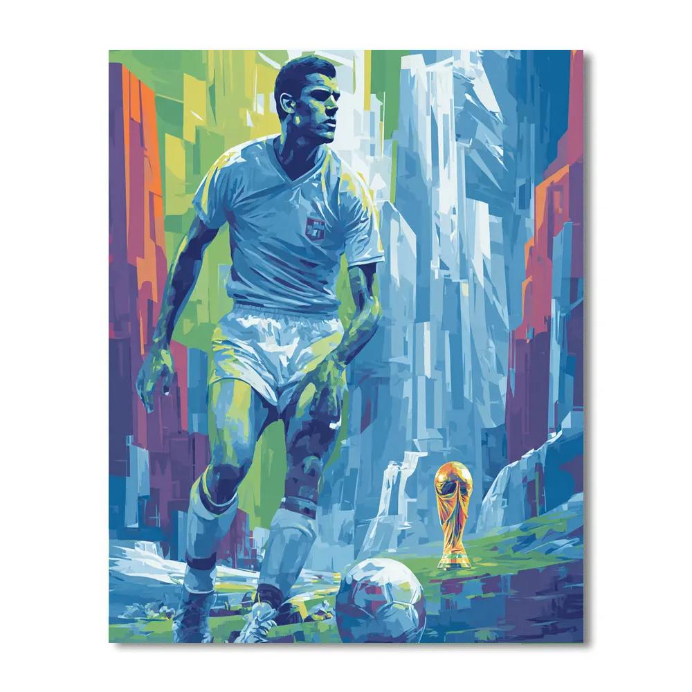 Haaland Fifa 2026 Frost Paint by numbers kits