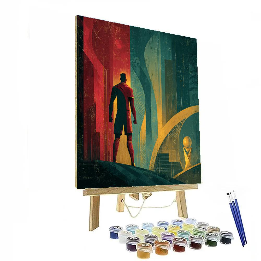 Morocco Fifa 2026 Atlas Painting by numbers kit