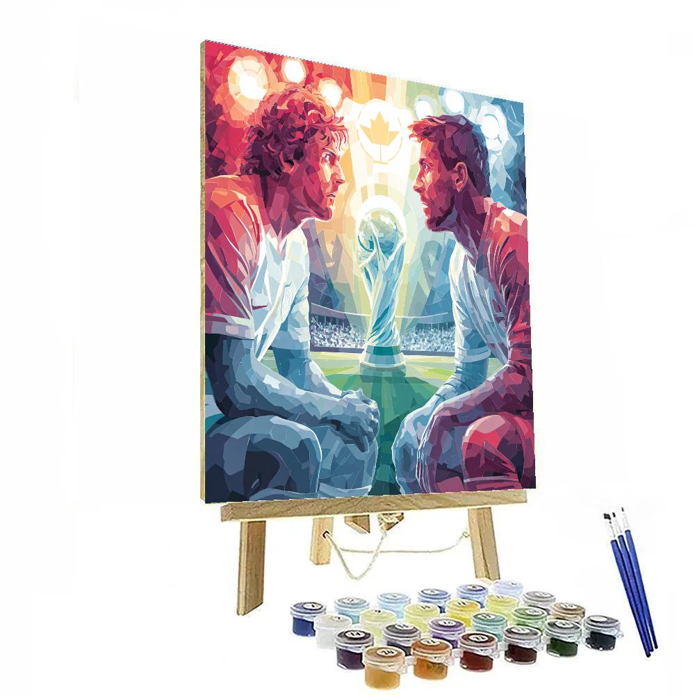 Fifa 2026 Canada Vs Switzerland Numbered painting kits