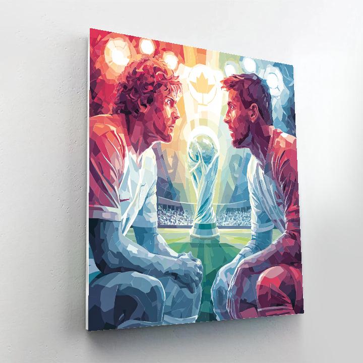 Fifa 2026 Canada Vs Switzerland Numbered painting kits