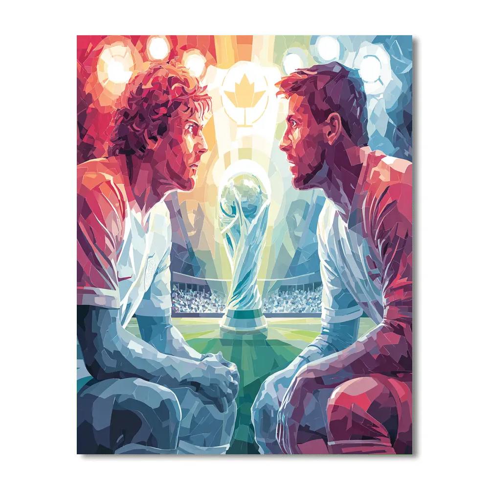 Fifa 2026 Canada Vs Switzerland Numbered painting kits
