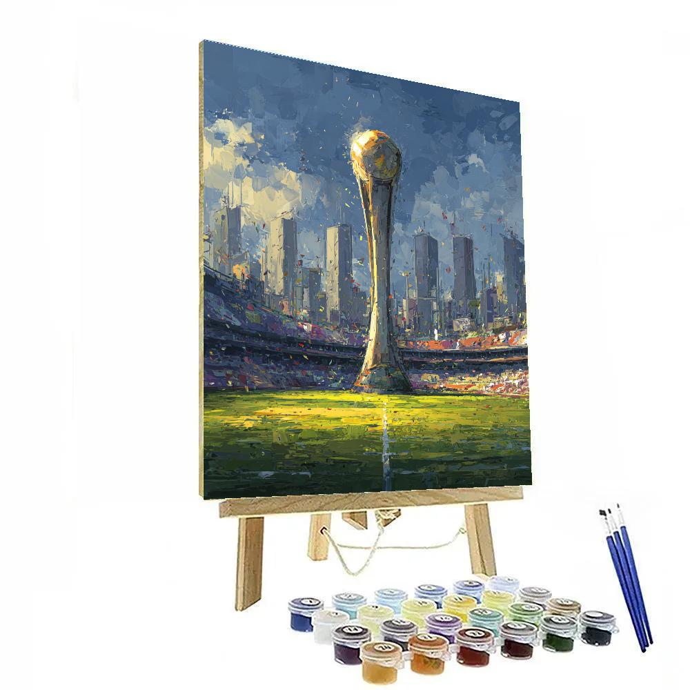Fifa 2026 Trophy Meridian Paint by numbers kits