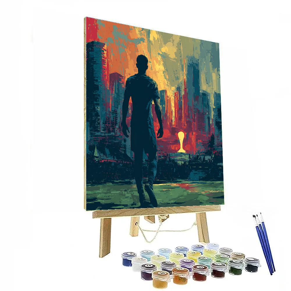 Atlanta Fifa 2026 Pulse Painting by numbers kit