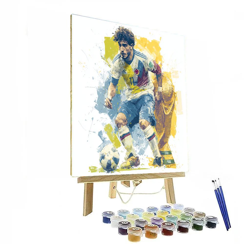 Luis Díaz Fifa 2026 Rhythm Number painting