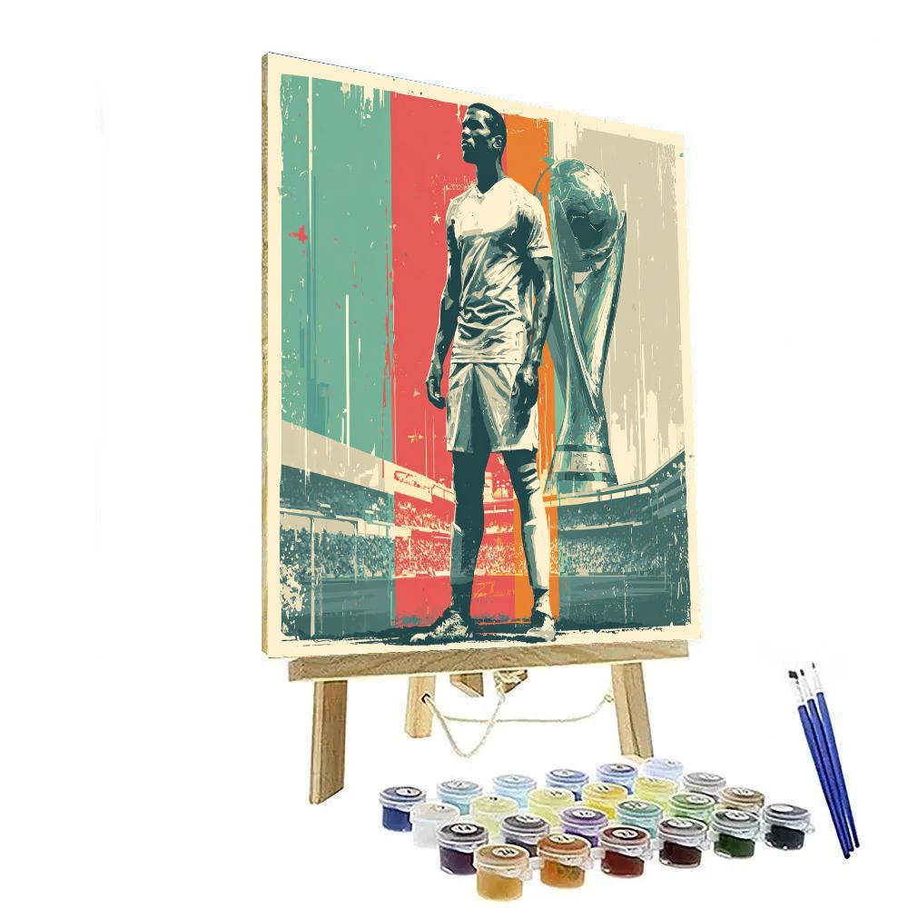 Iraq Fifa 2026 Flame DIY paint by numbers