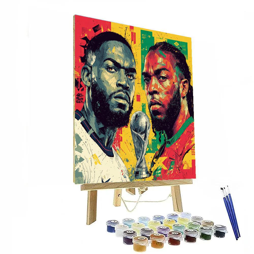 Fifa 2026 England Vs Ghana Paint by numbers art
