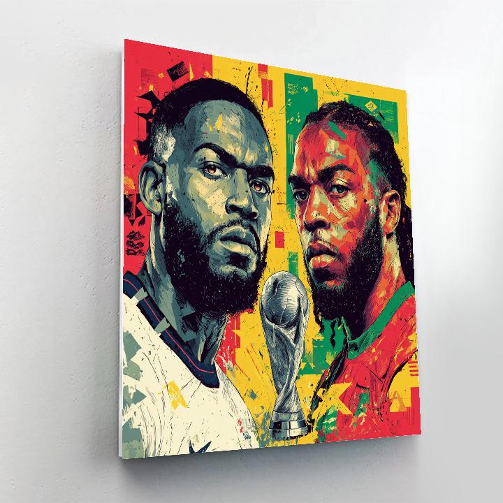 Fifa 2026 England Vs Ghana Paint by numbers art