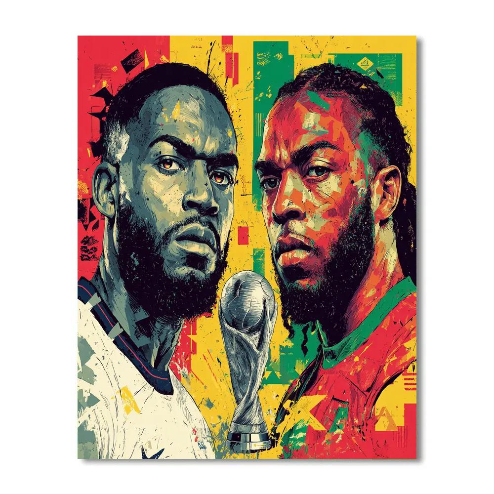 Fifa 2026 England Vs Ghana Paint by numbers art
