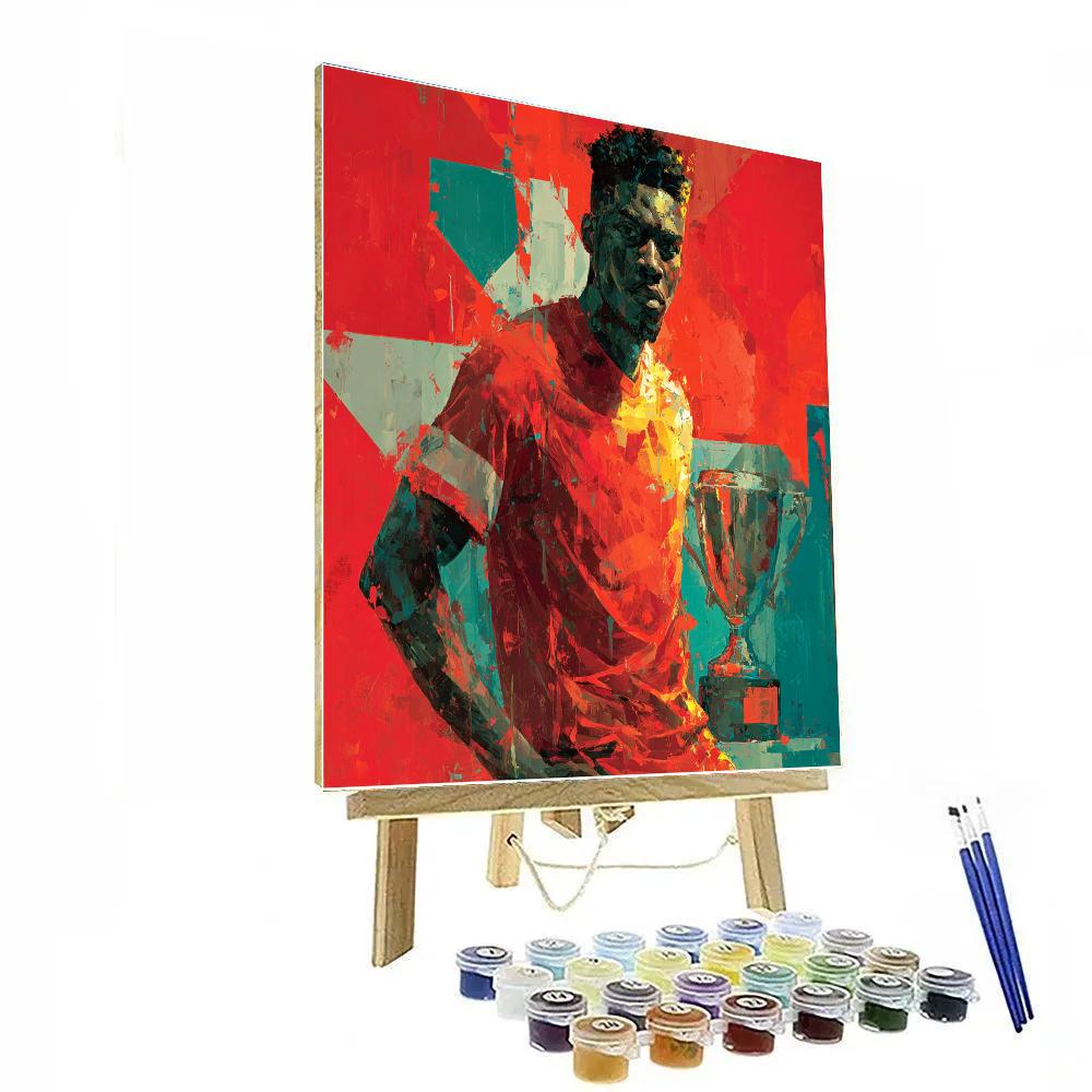 Alphonso Davies Fifa 2026 Lights Number painting