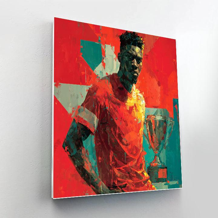 Alphonso Davies Fifa 2026 Lights Number painting