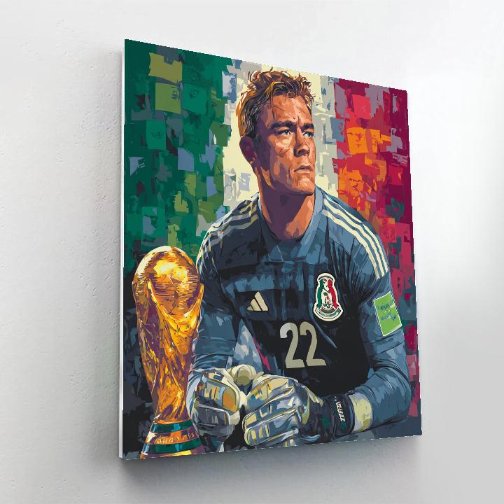 Ochoa Fifa 2026 Legacy Number painting
