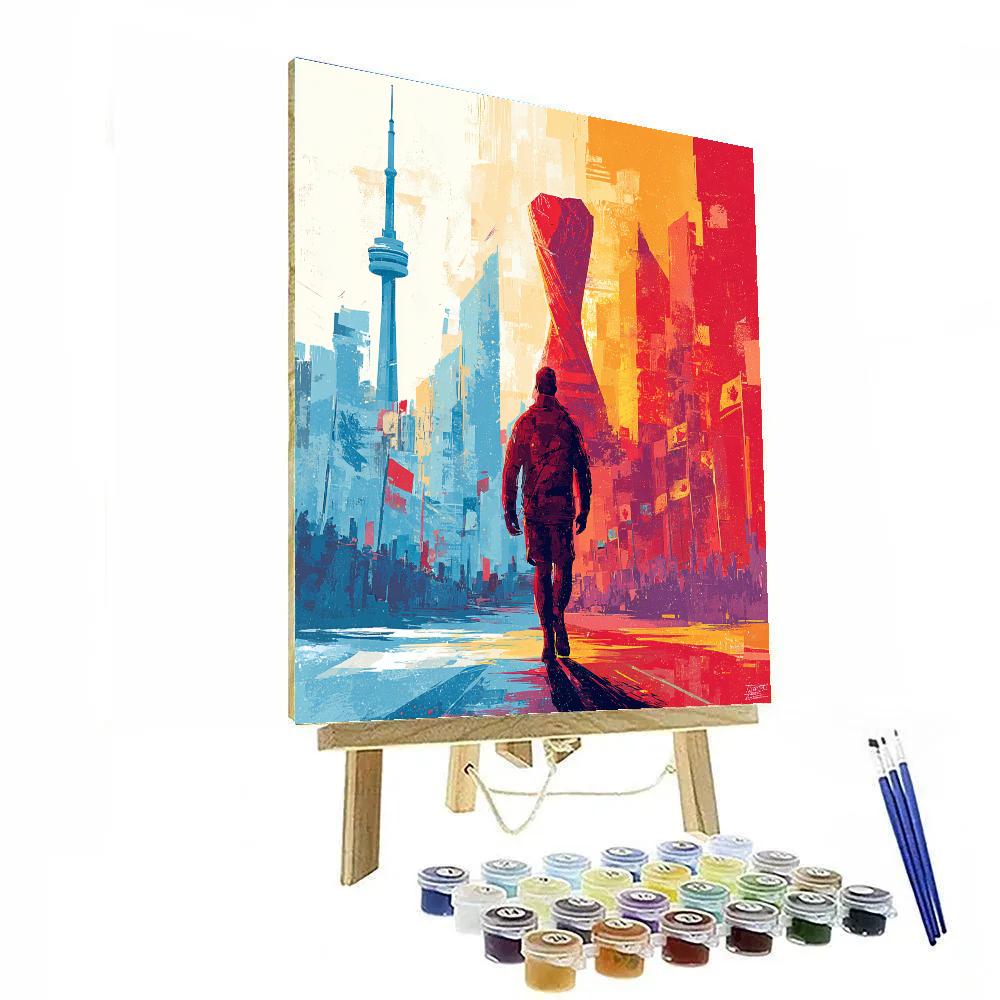 Canada Fifa 2026 Northern Glow Number painting
