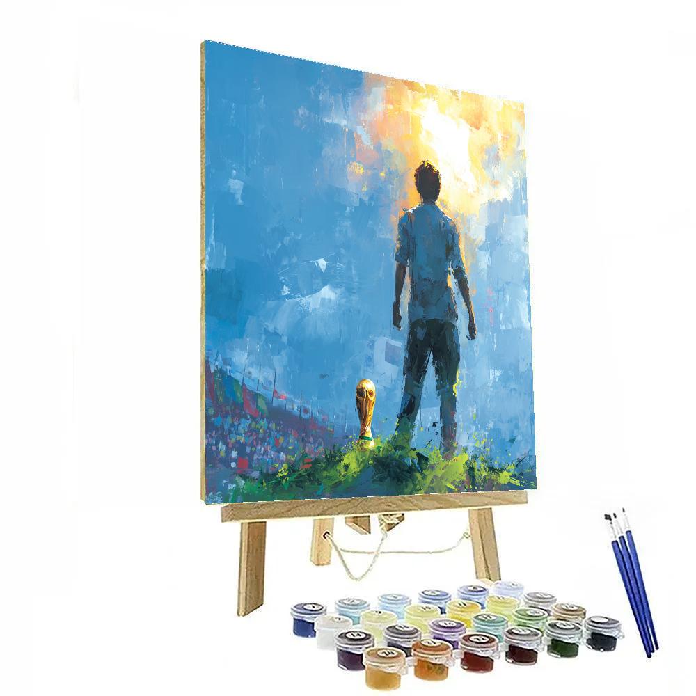 Uzbekistan Fifa 2026 Dawn Paint by numbers art