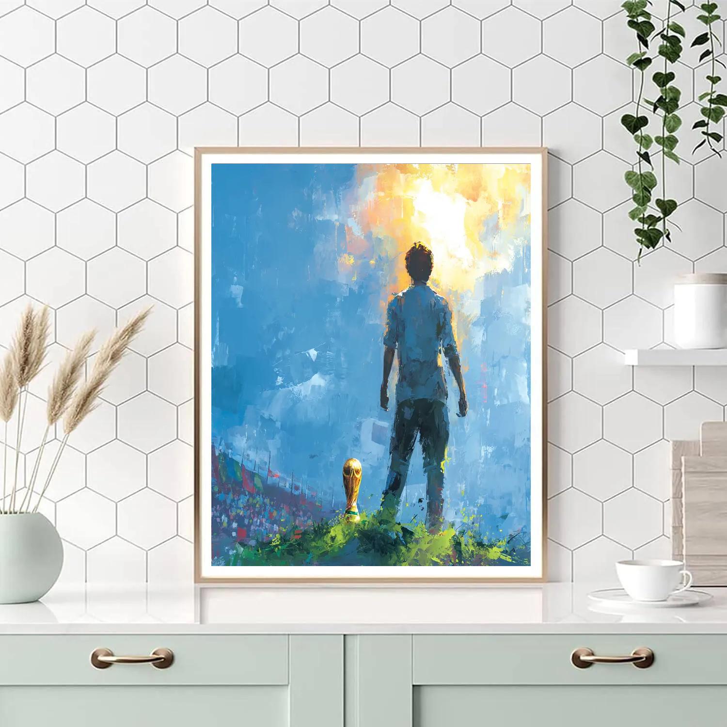 Uzbekistan Fifa 2026 Dawn Paint by numbers art