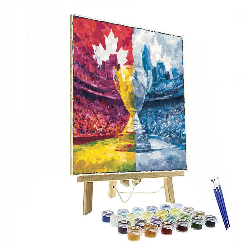 Group B Fifa 2026 Glow DIY paint by numbers