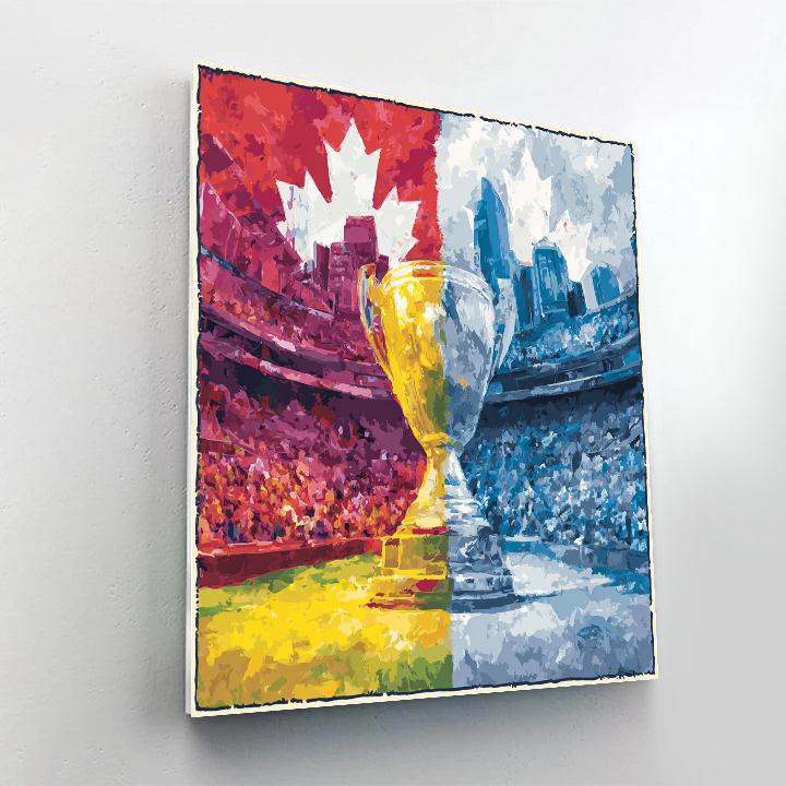 Group B Fifa 2026 Glow DIY paint by numbers