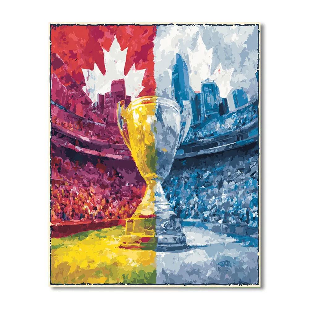 Group B Fifa 2026 Glow DIY paint by numbers
