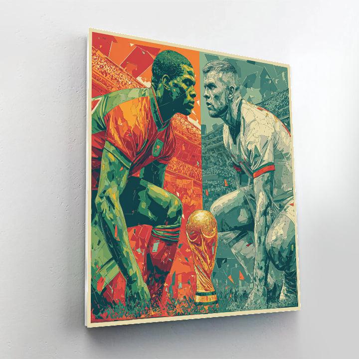 Fifa 2026 Morocco Vs Scotland Painting by numbers kit