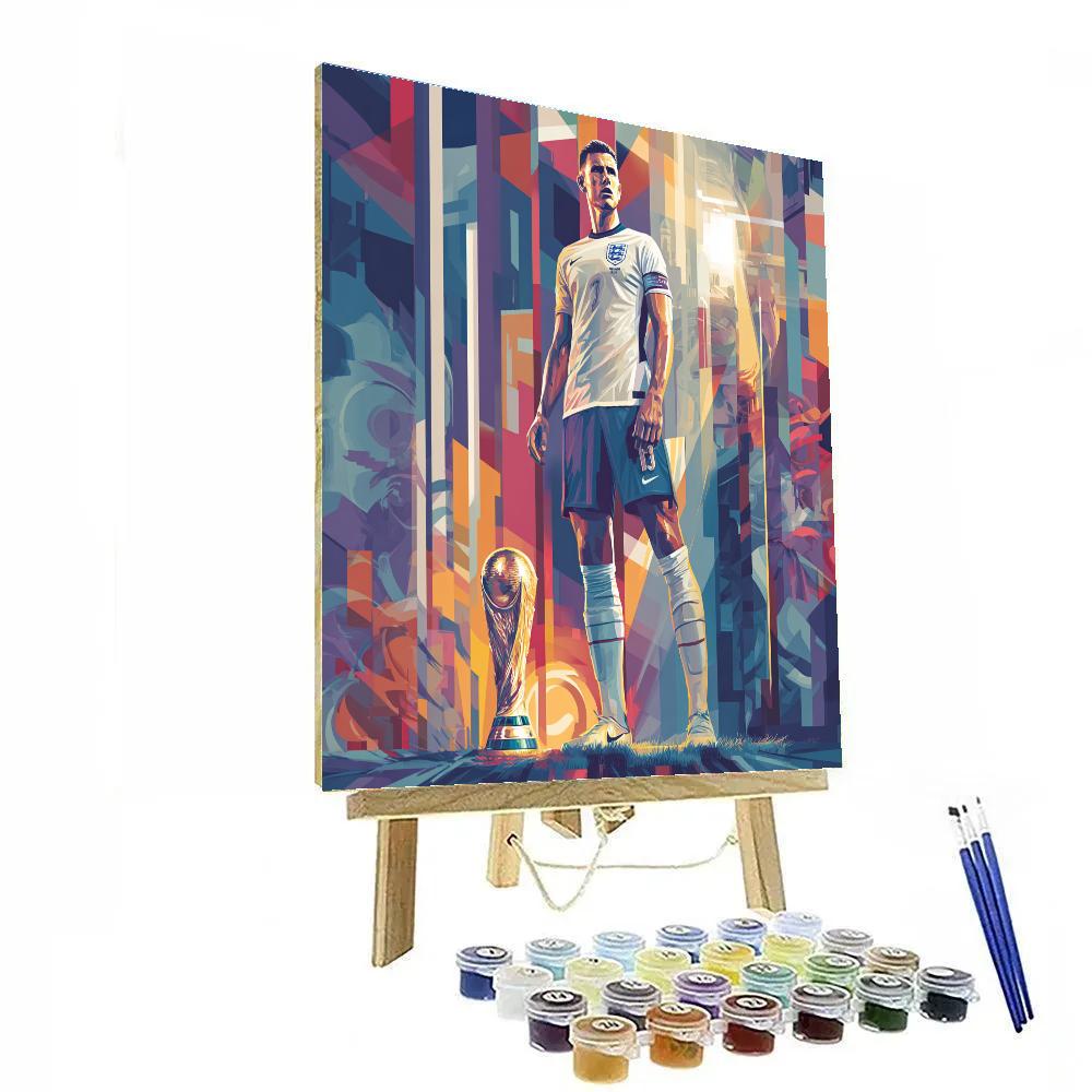 Bellingham Fifa 2026 Gold Number painting