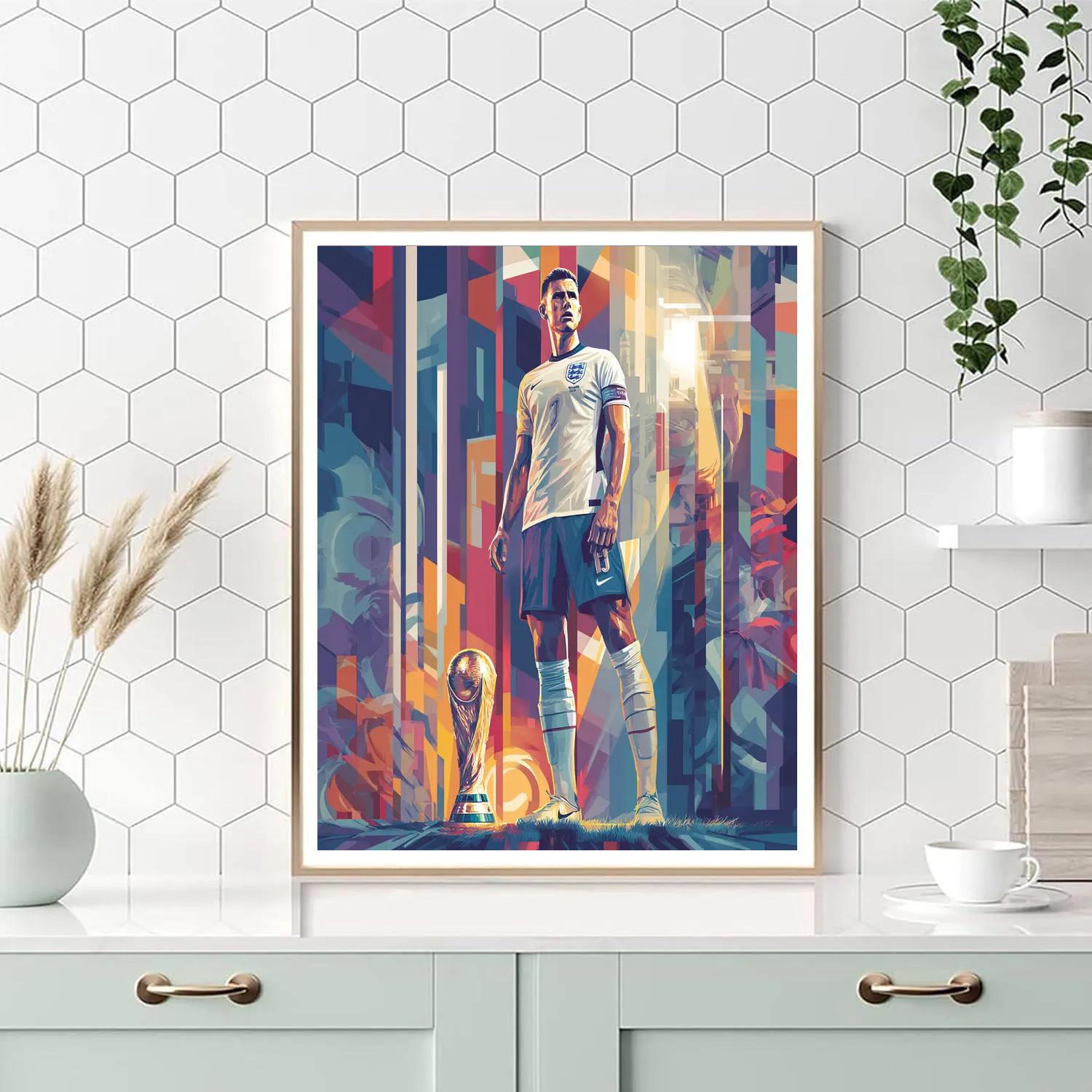 Bellingham Fifa 2026 Gold Number painting