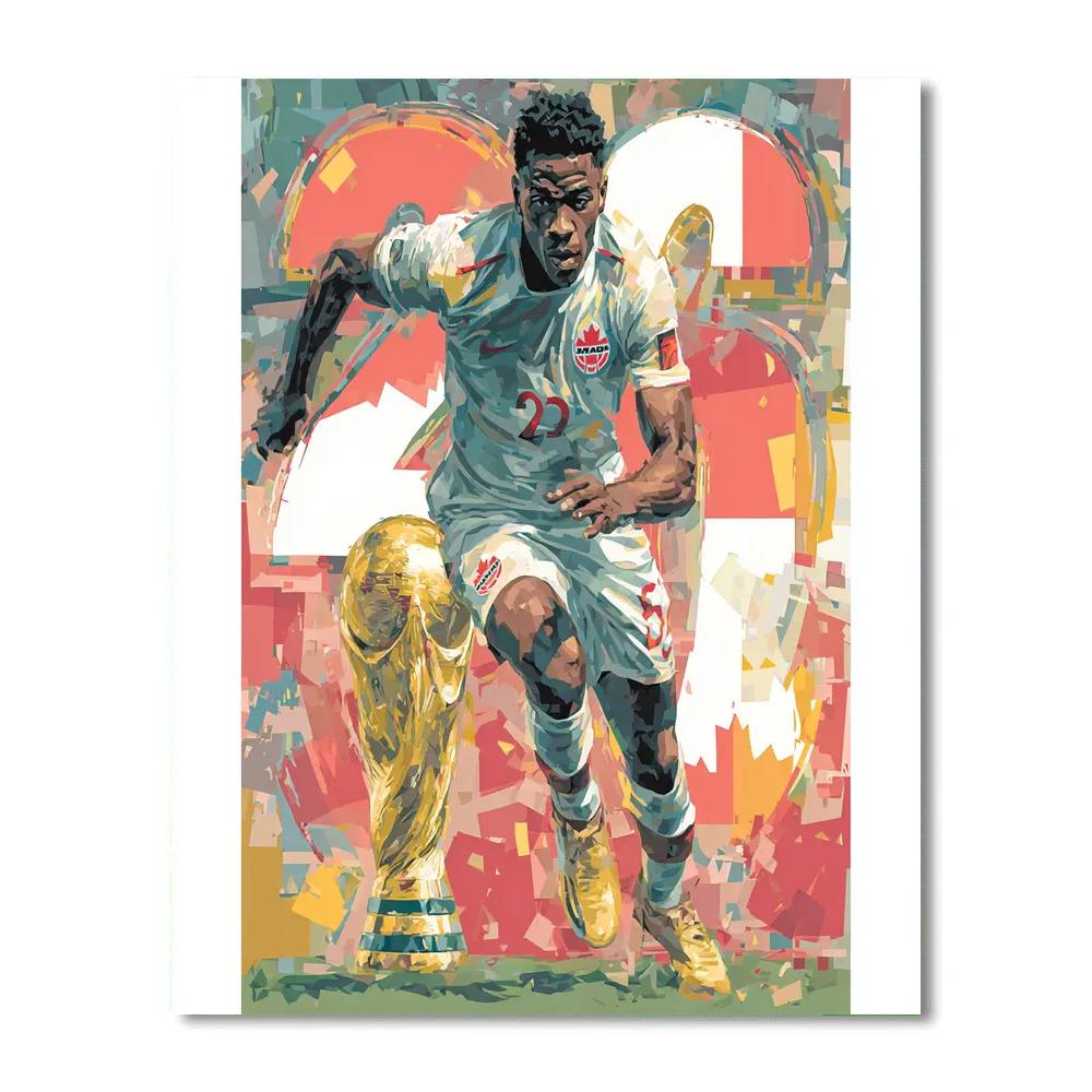 Davies Fifa 2026 Speed Numbered painting kits