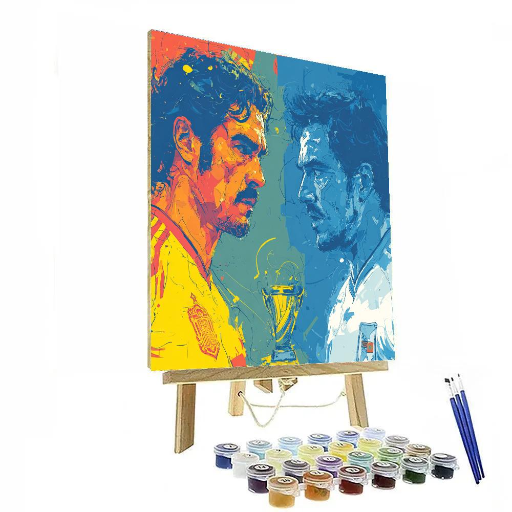 Fifa 2026 Spain Vs Uruguay Painting by numbers kit