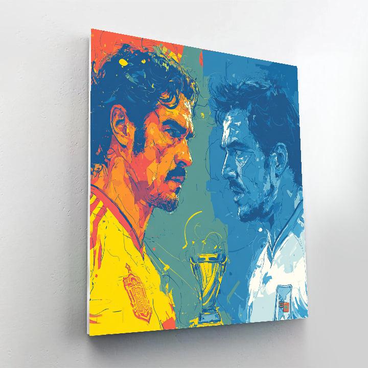 Fifa 2026 Spain Vs Uruguay Painting by numbers kit