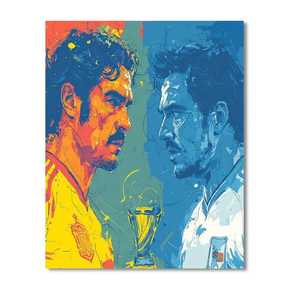 Fifa 2026 Spain Vs Uruguay Painting by numbers kit