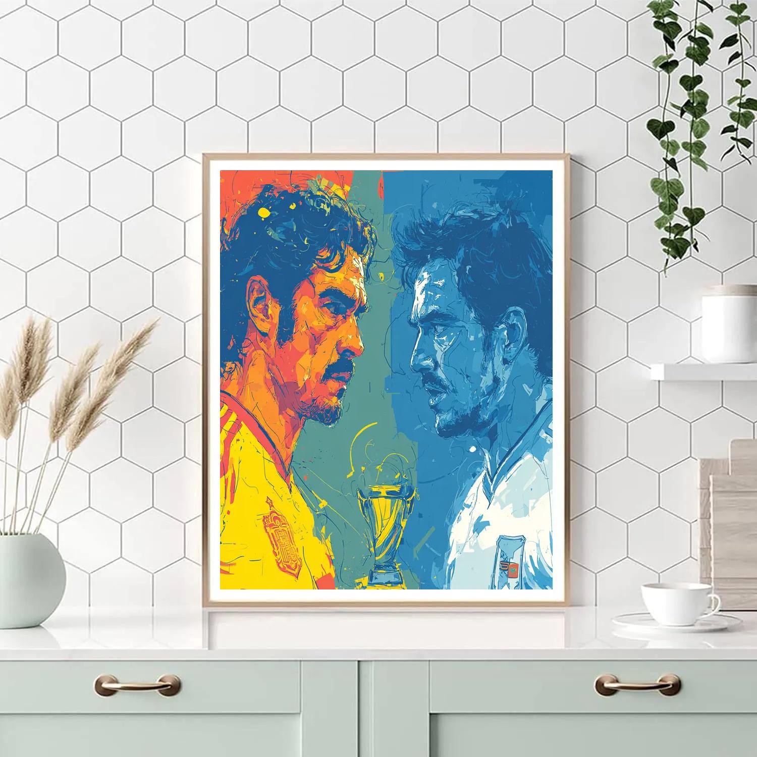 Fifa 2026 Spain Vs Uruguay Painting by numbers kit