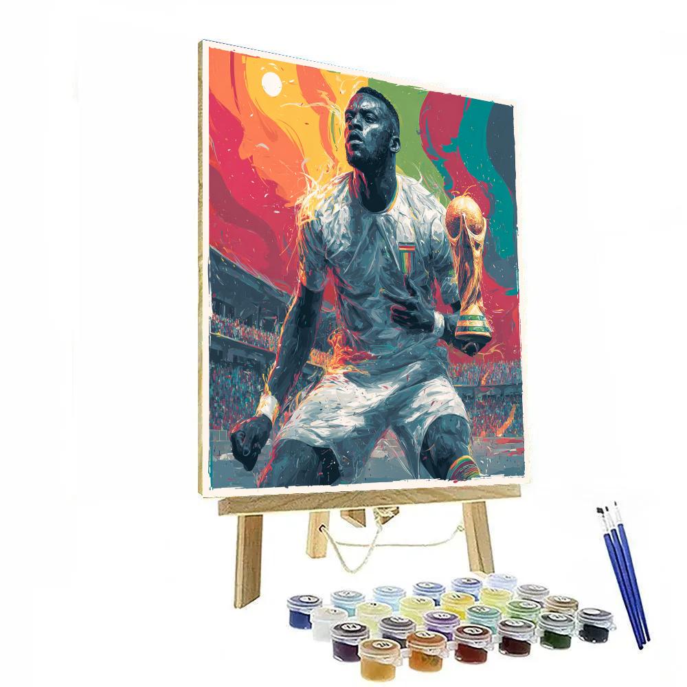 Ghana Fifa 2026 Pulse Paint by numbers art
