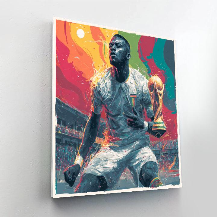 Ghana Fifa 2026 Pulse Paint by numbers art
